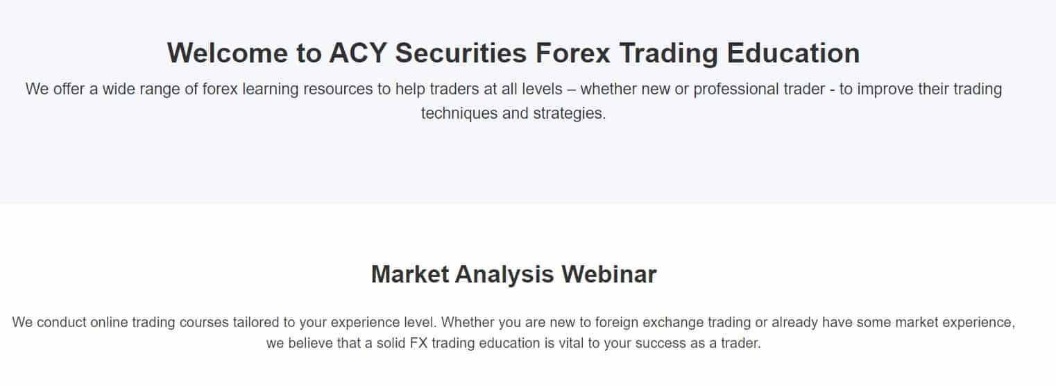 ACY Securities Review Education