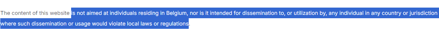 Admiral Markets restricted countries