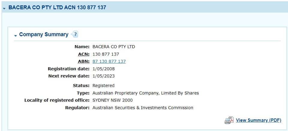 BCR Review License