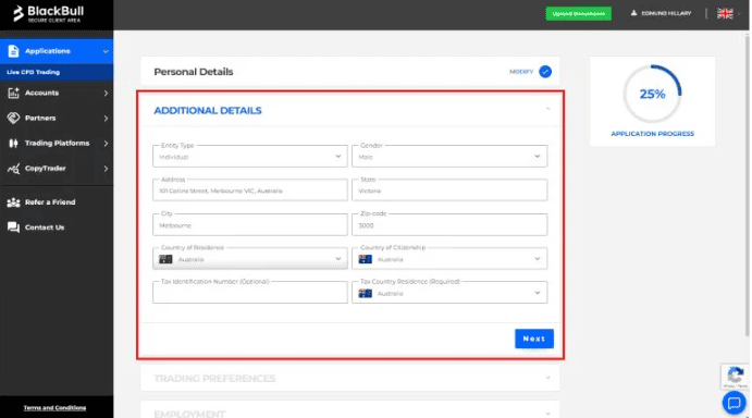 BlackBull Markets Account Opening Review