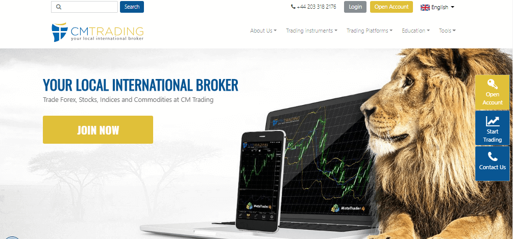 CMTrading Review Website