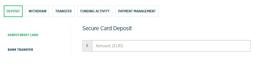 Cresco FX deposit