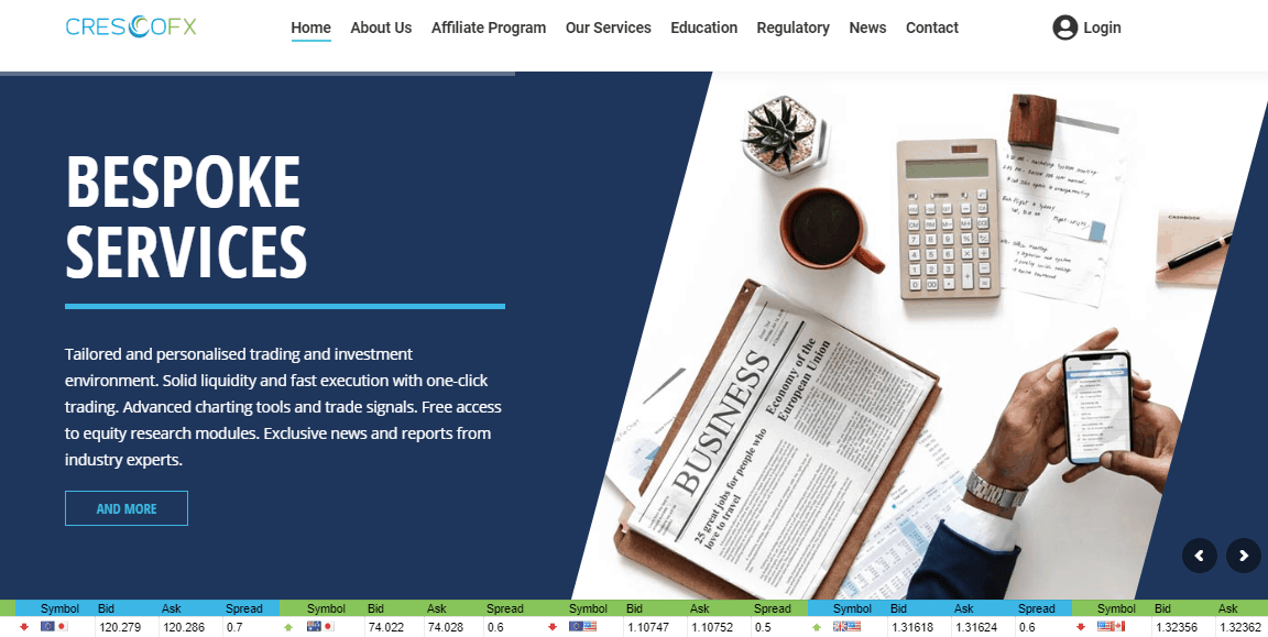 Cresco FX website