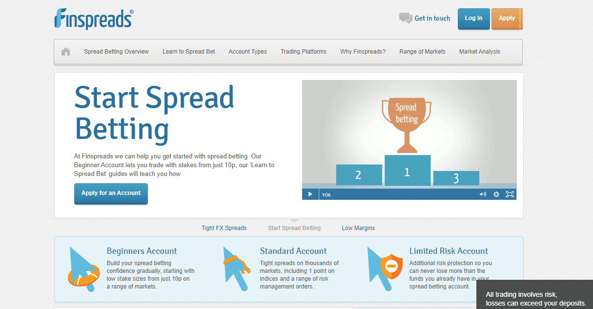 finspreads-website-1 Finspreads website