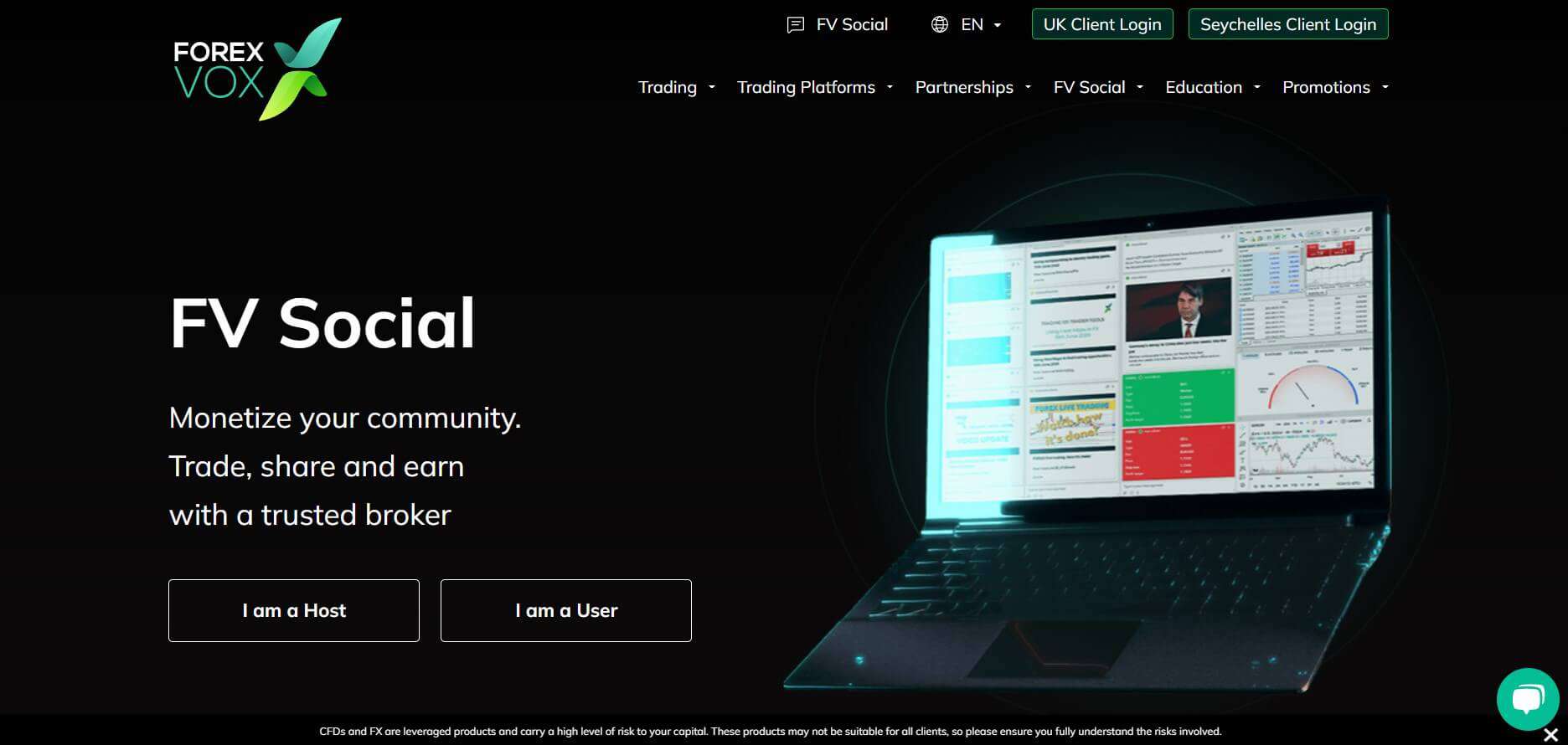 ForexVoxx Review webpage ForexVoxx Review webpage