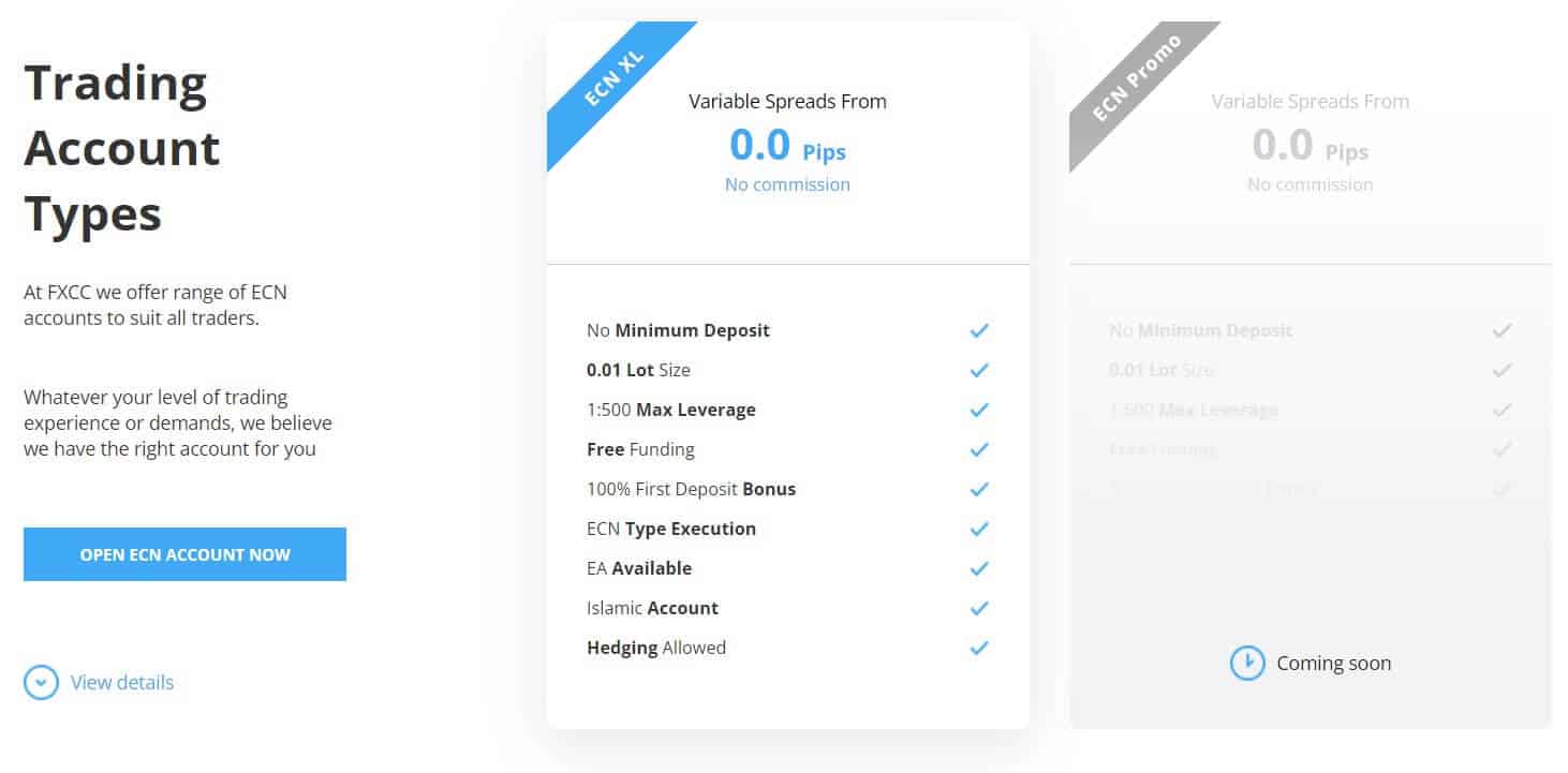 FXCC Review Account