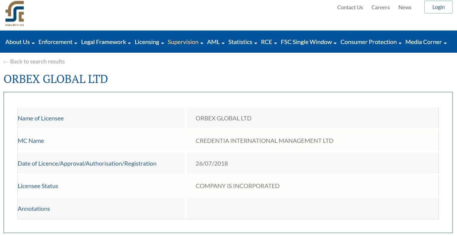 Orbex Review License Orbex Review License