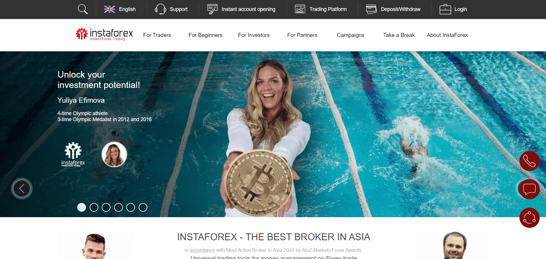 InstaForex - official website InstaForex website review