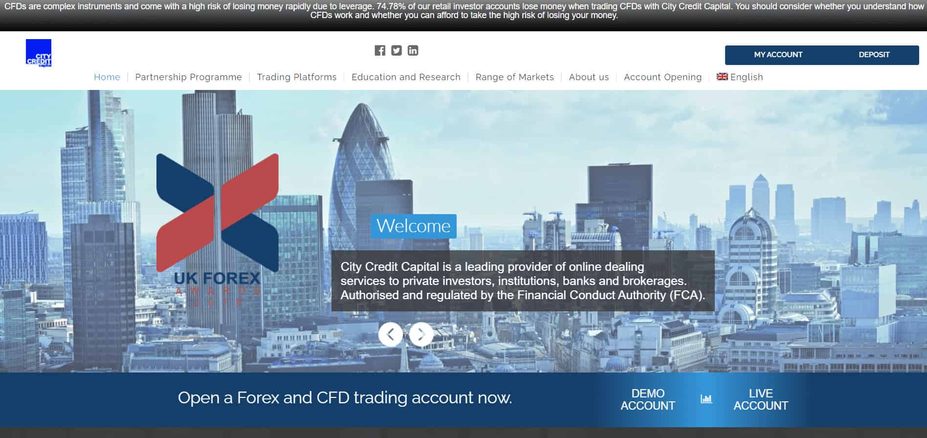 City Credit Capital official website