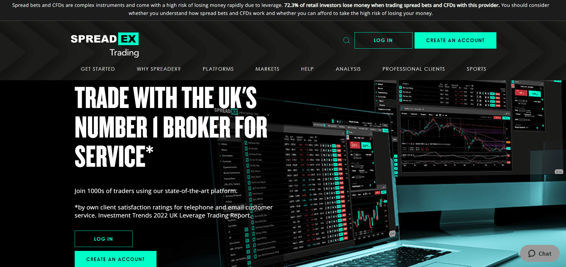 SpreadEX Website