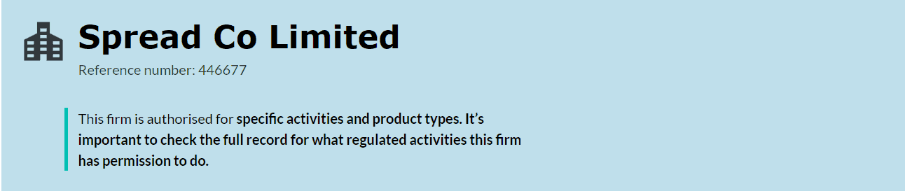 Spread Co License