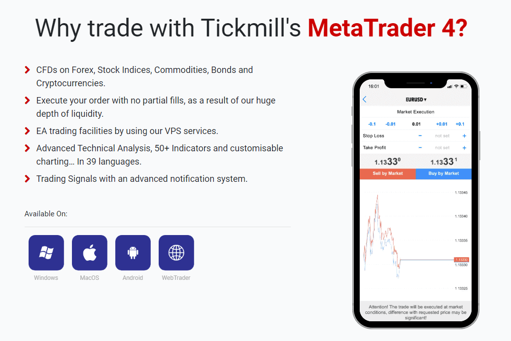 Tickmill Review Trading Platforms