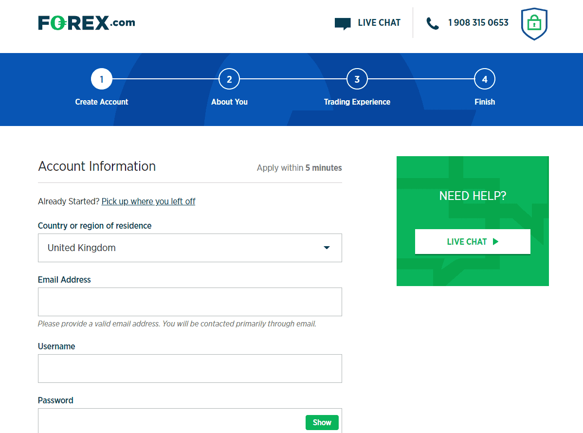 Forex.com Review Opening Account Forex.com Account Opening Review