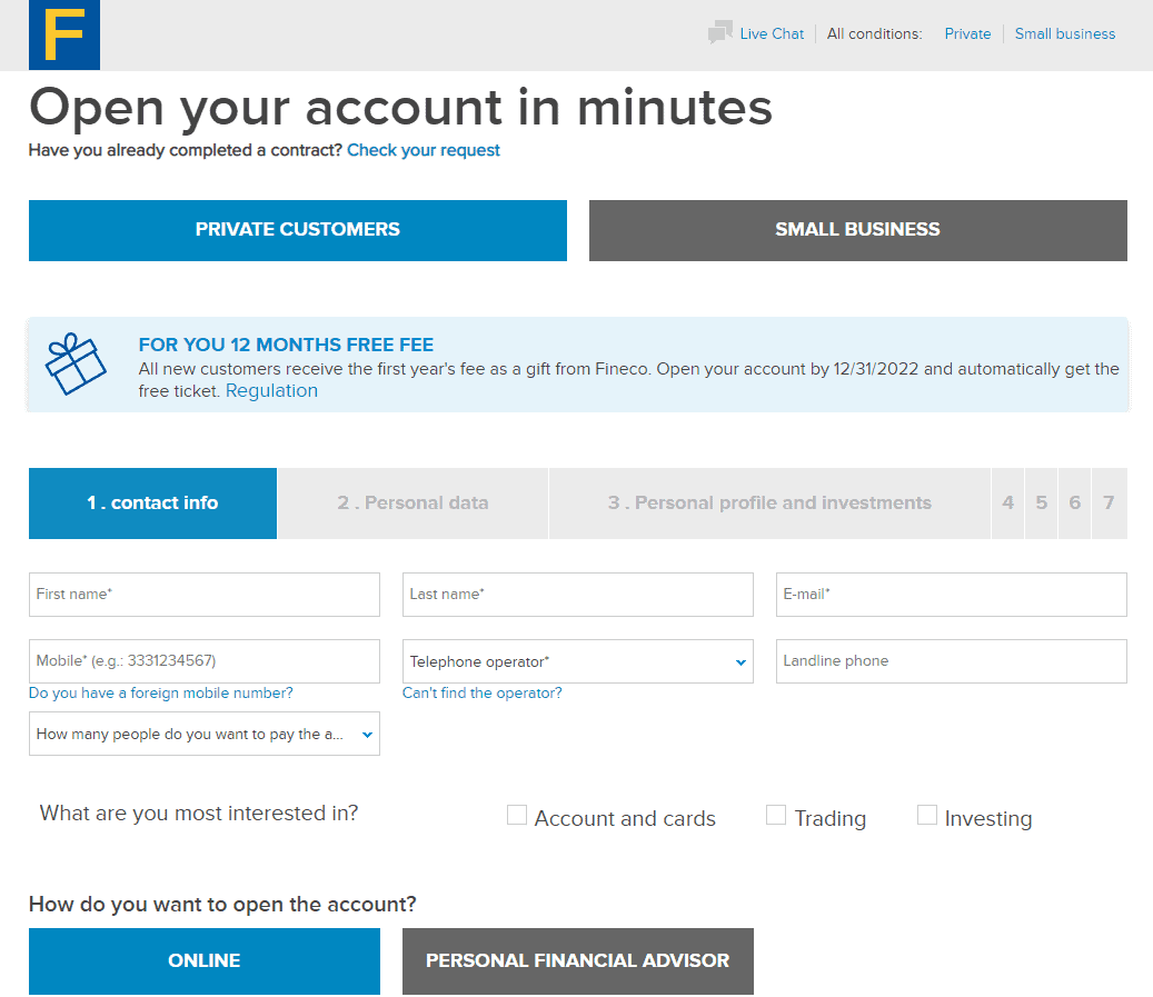 FinecoBank Review Opening Accounts FinecoBank Review Opening Accounts