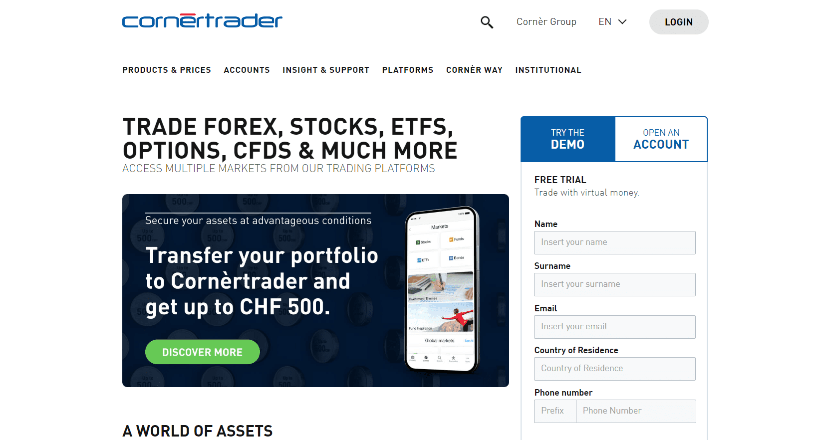 CornerTrader Review Official Website