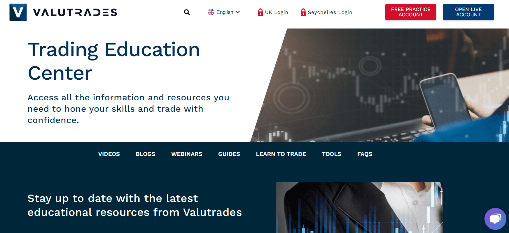 Valutrades Review Education
