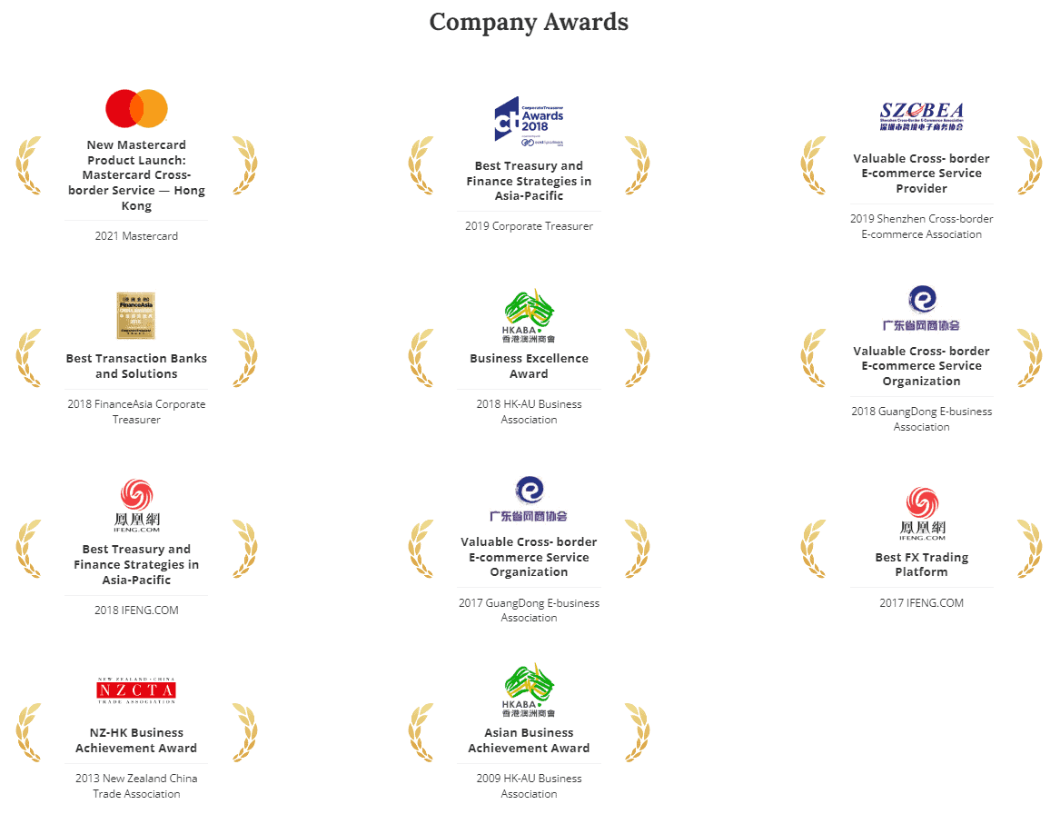 KVB Review Awards