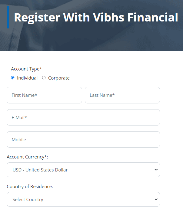 VIBHS Review Account Types