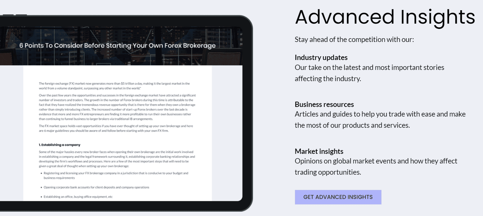 Advanced Markets Review Education