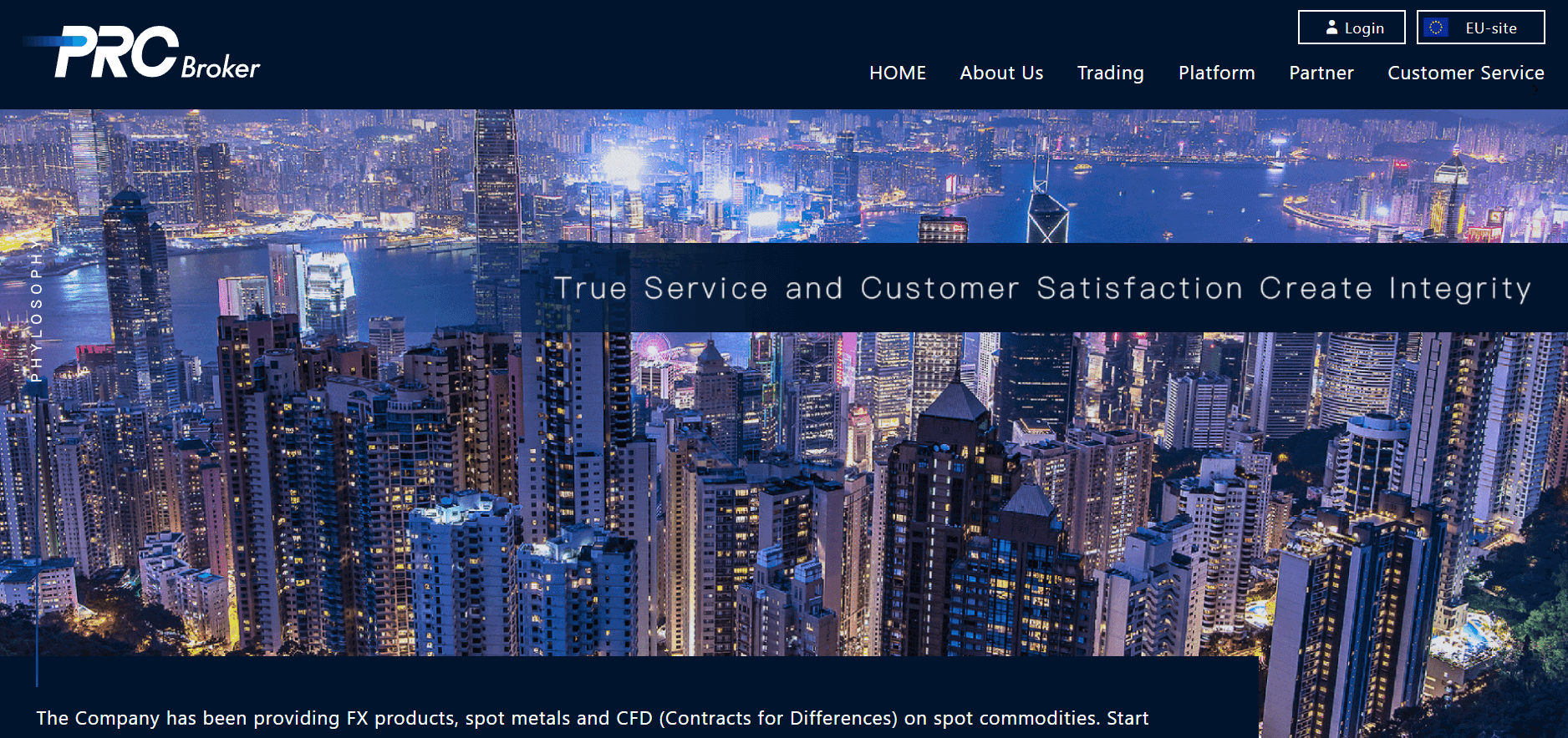 PRCBroker Review Official Website