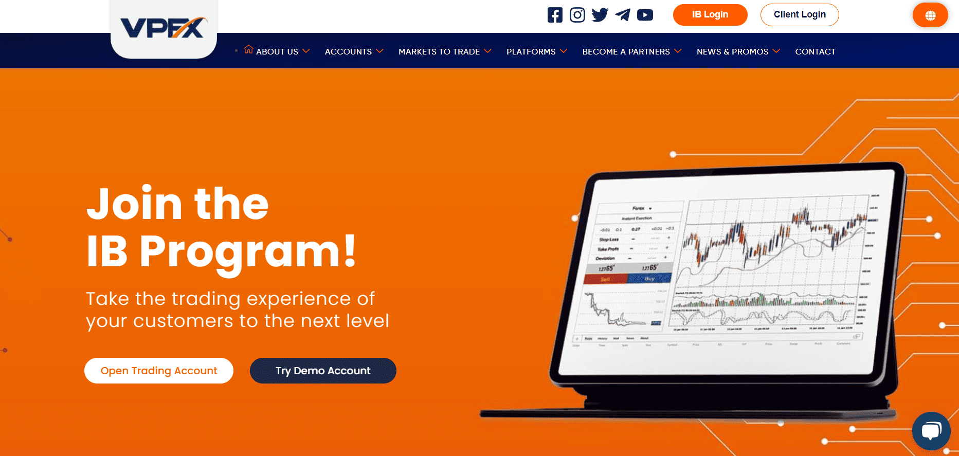 VPFX Review Official Website