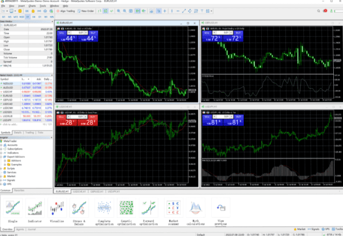 EC Markets Review Trading Platforms