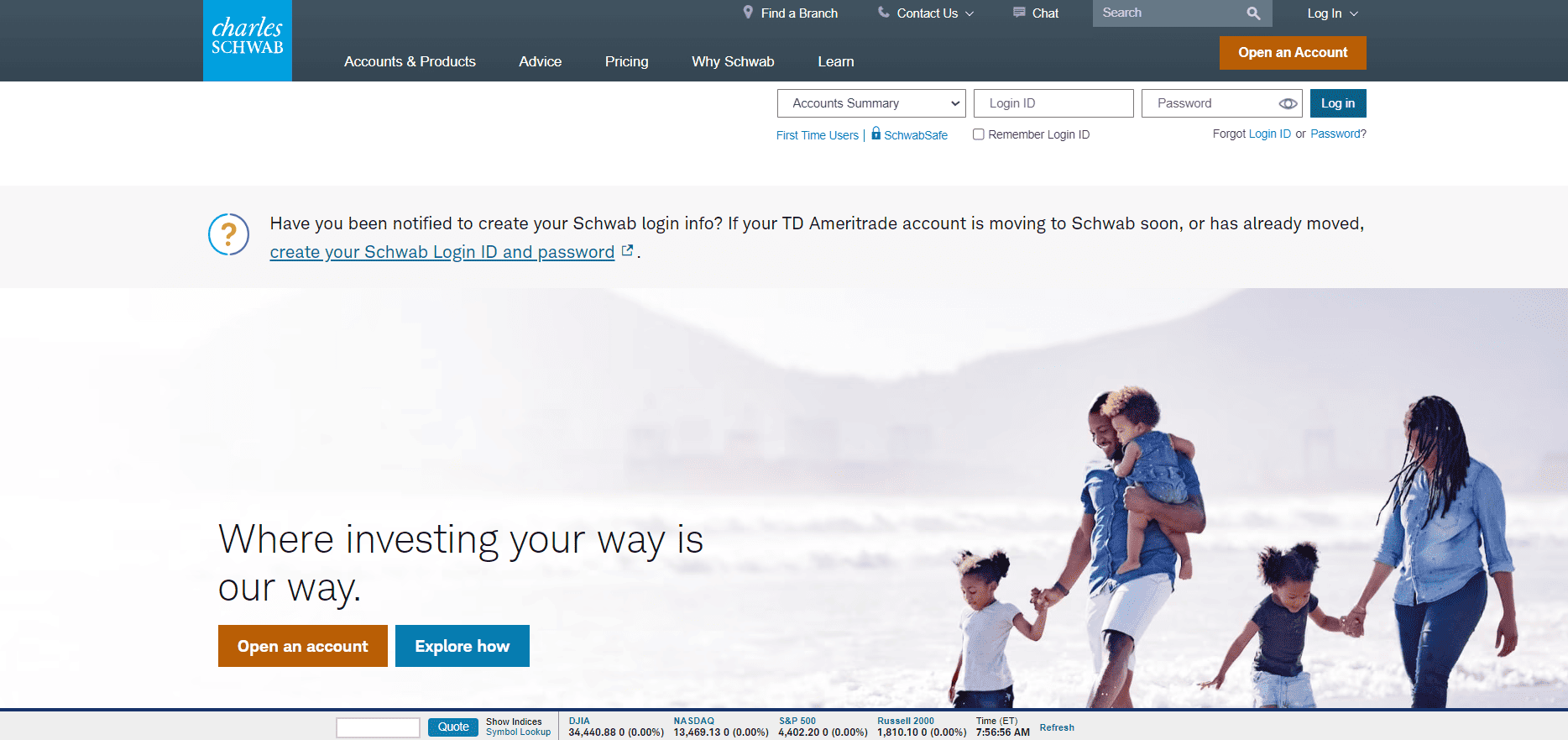 Charles Schwab Review Official Website