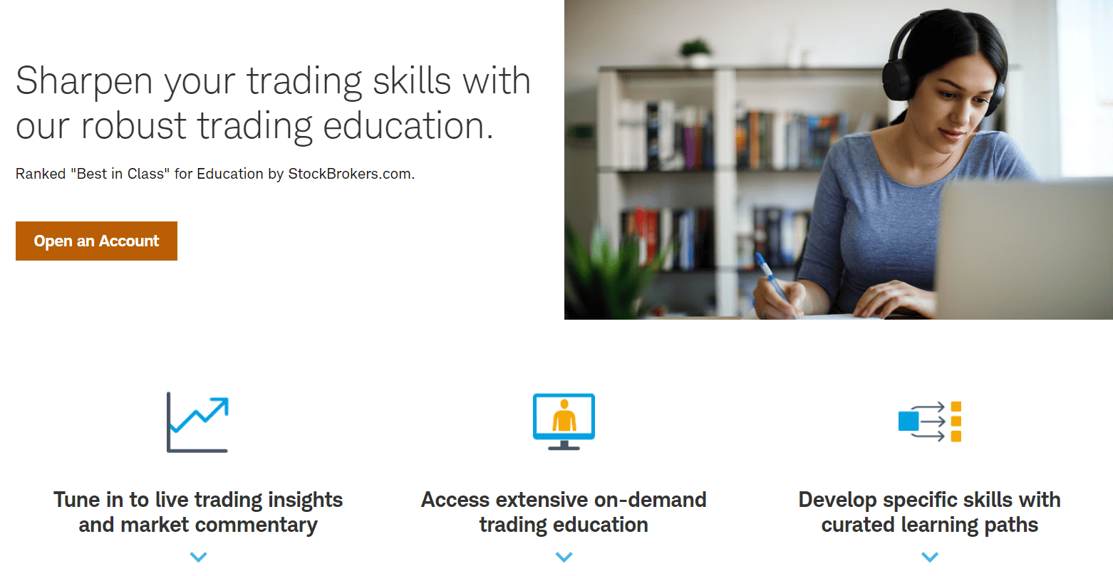 Charles Schwab Review Education