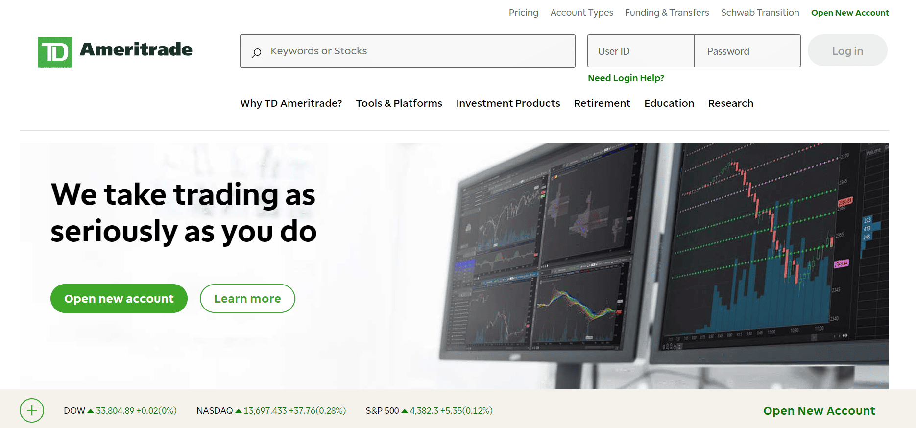 TD Ameritrade Review Official Website