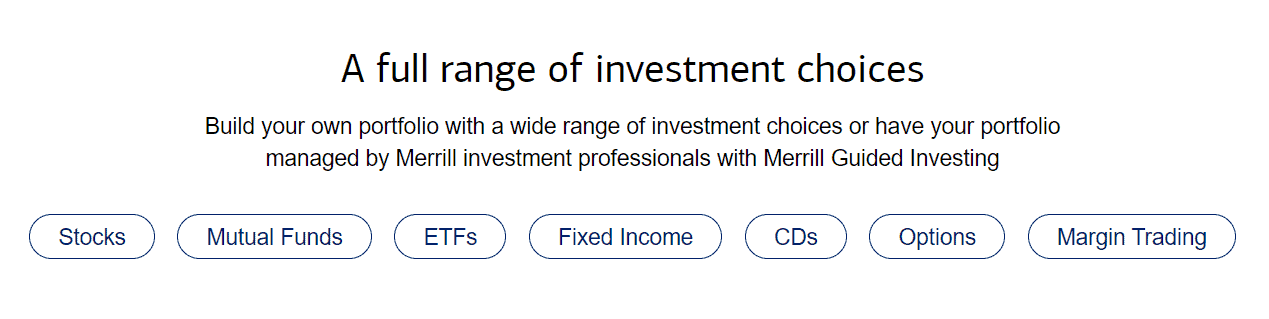 Merrill Edge Review Trading Products