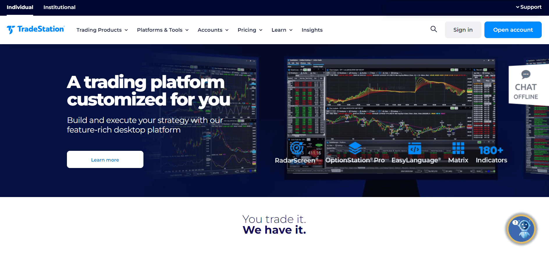 TradeStation Review Official Website
