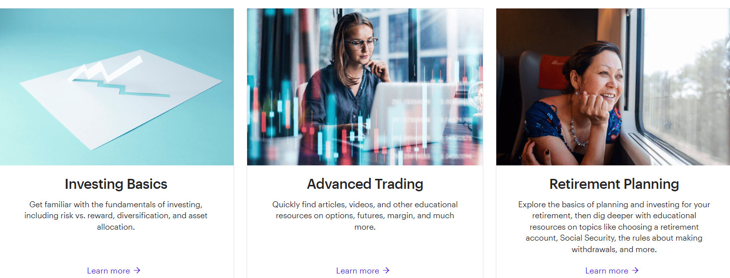 E-Trade Review Education