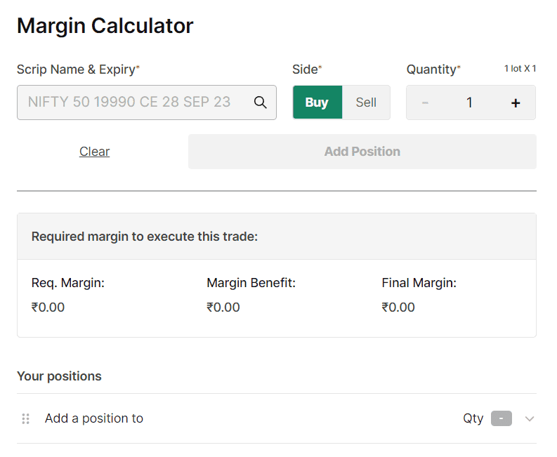 Upstox Review Margin Calculator