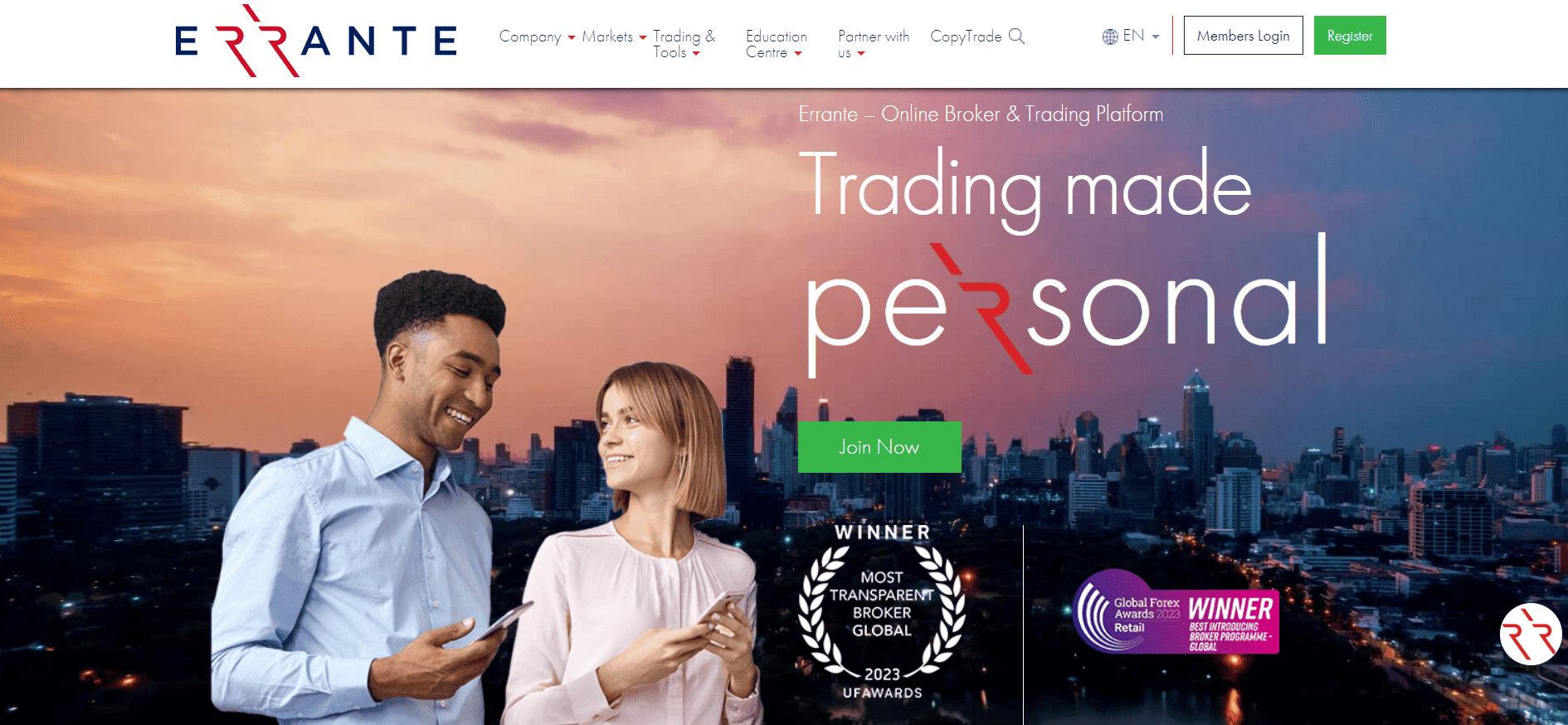 Errante Review Official Website