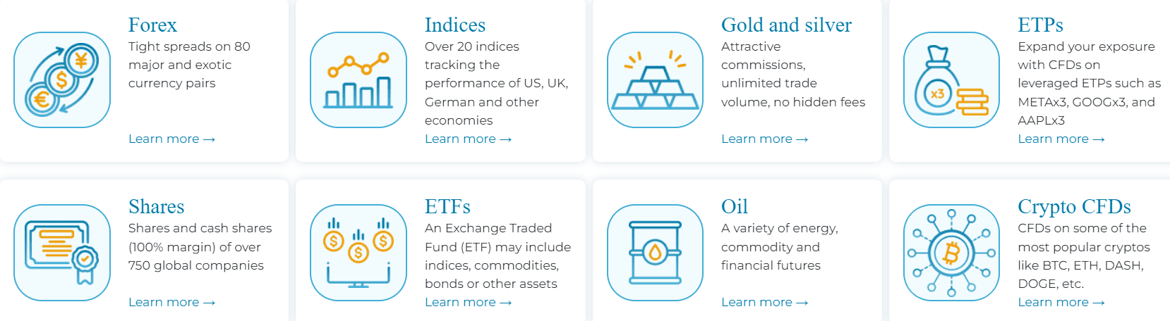 DeltaStock Review Trading Instruments