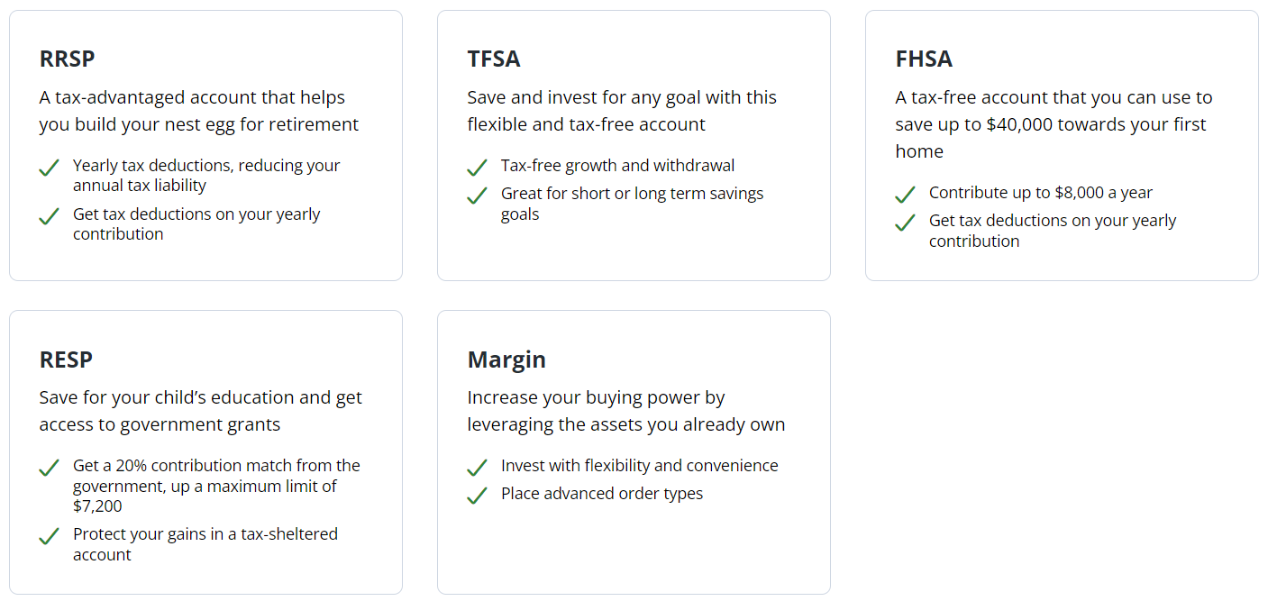 Questrade Review Accounts