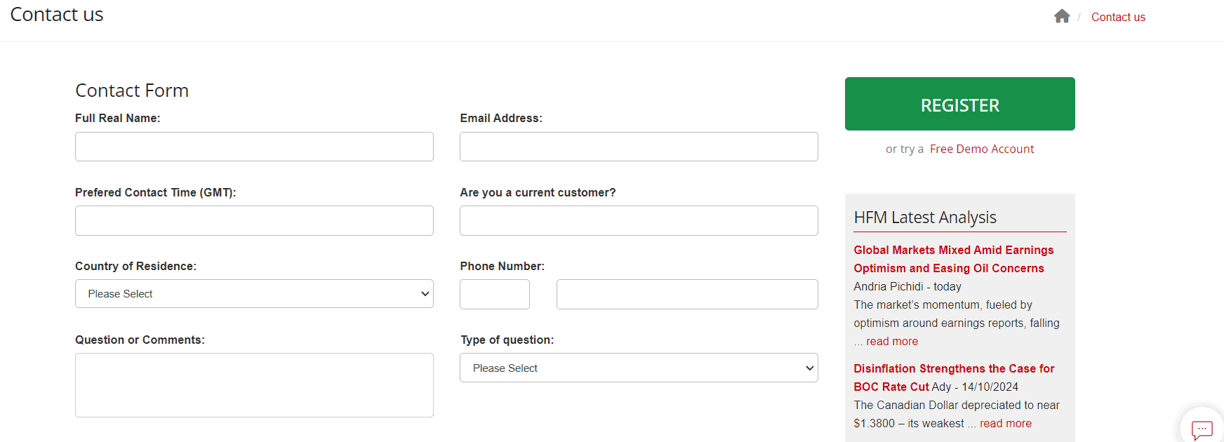 HFM Support Review
