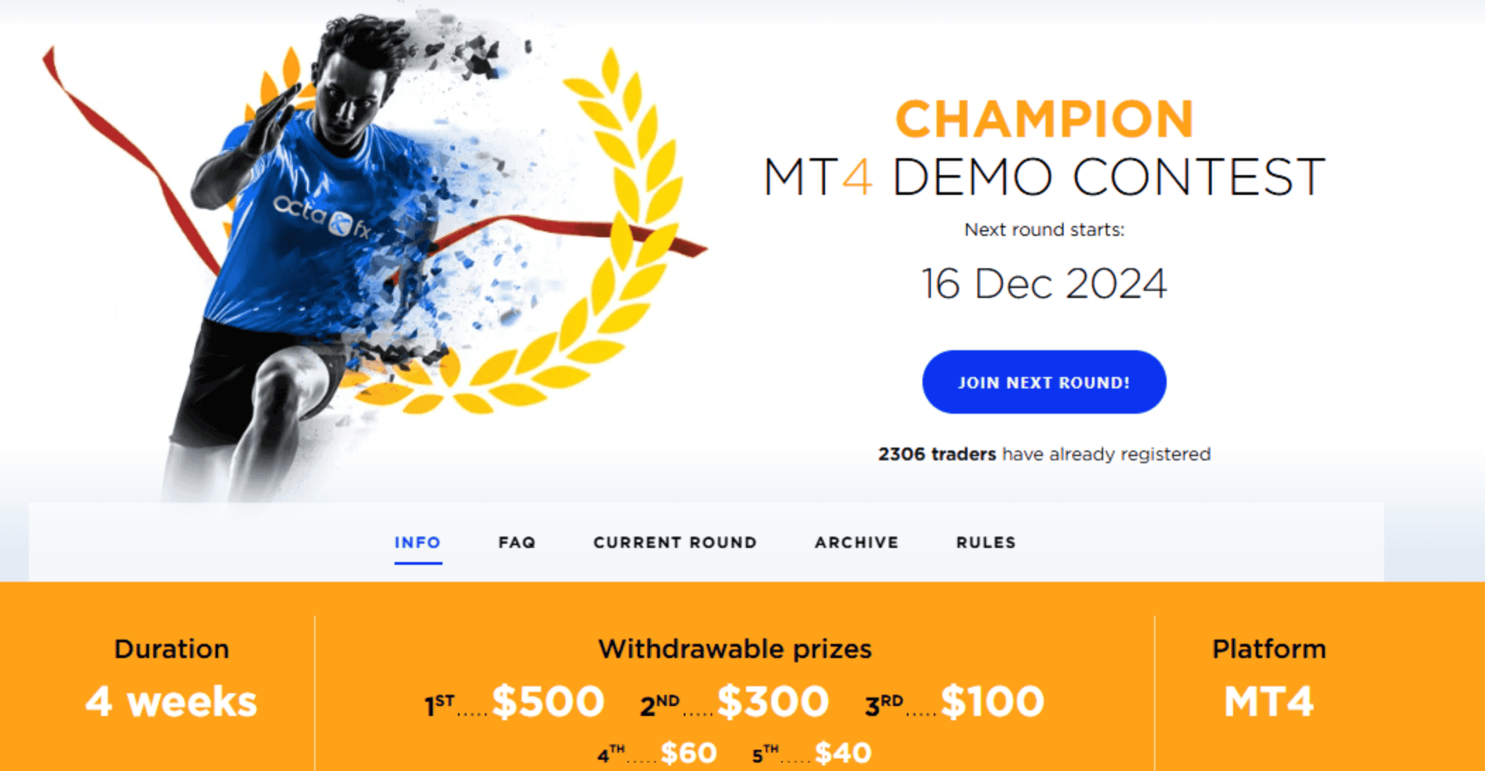 OctaFx MT4 Champion