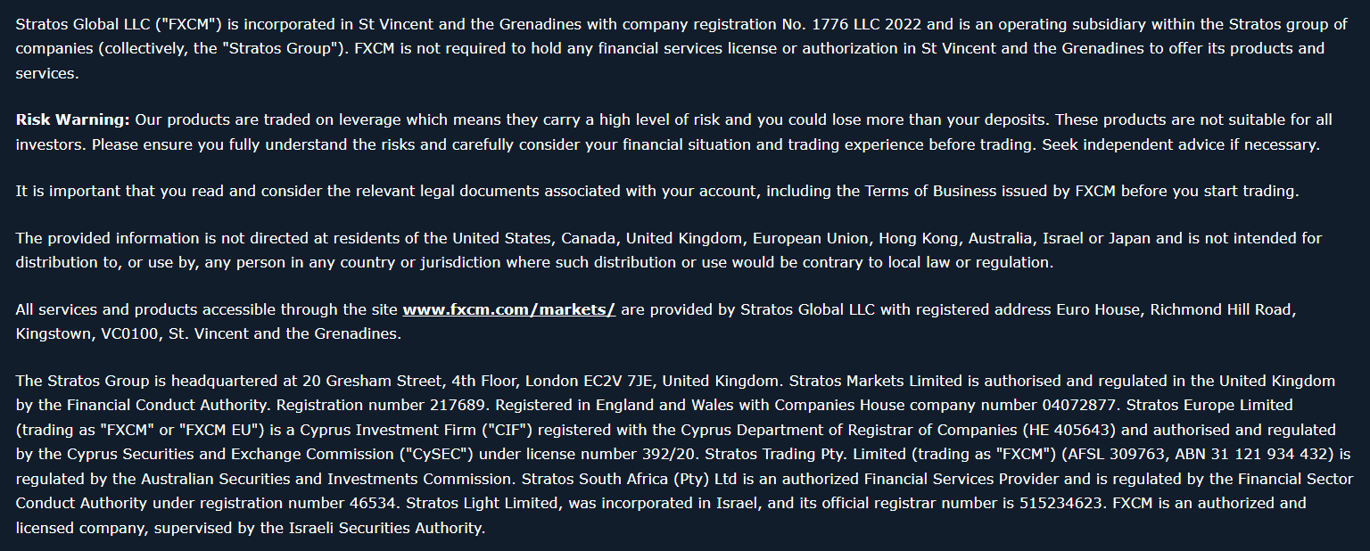 FXCM License Review