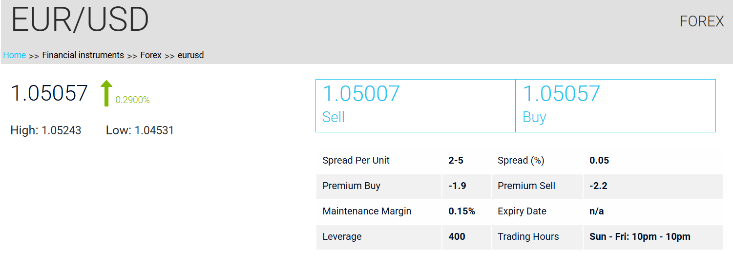 Xtrade Fees Review