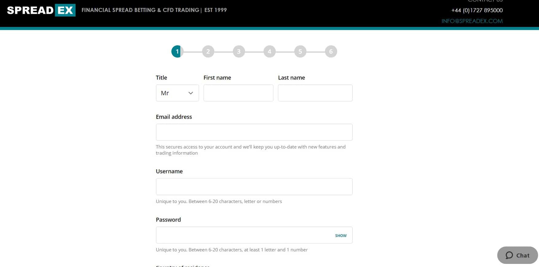 Spreadex Review Account Opening