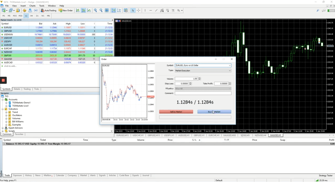 TIO Markets platform