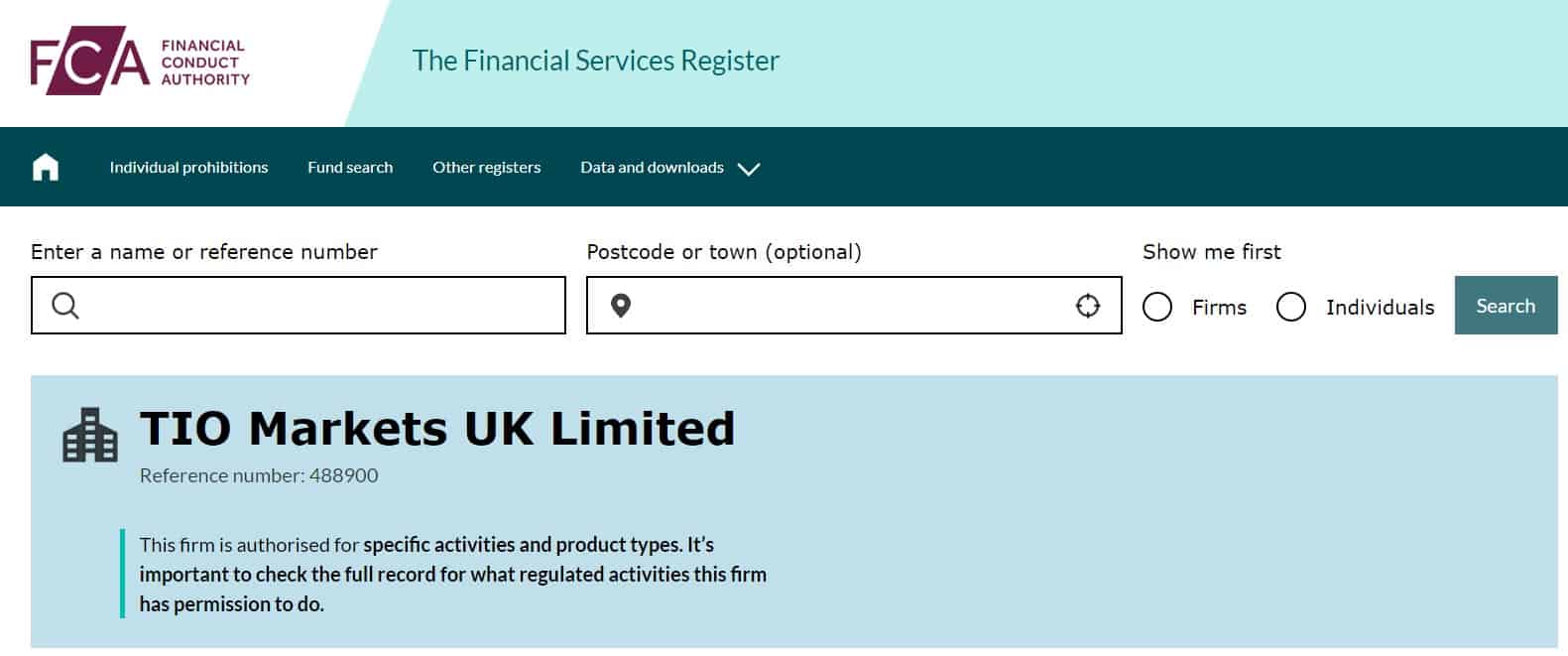 TIO Markets Review License