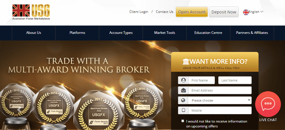 USGFX Website