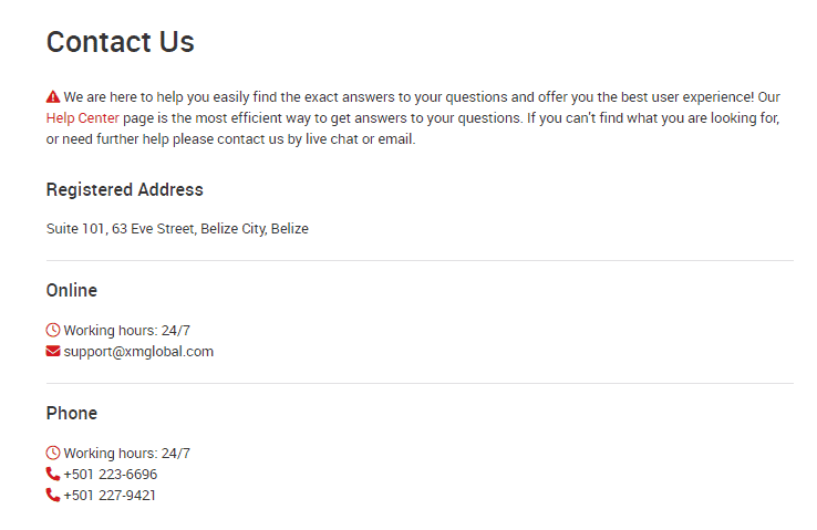 XM Support Review